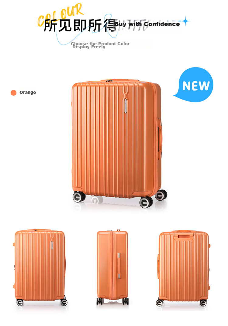 Чемодан AMERICAN TOURISTER, 28 дюймов, большой вместимости, с расширением, кодовым замком, колесами-самолетами, синий