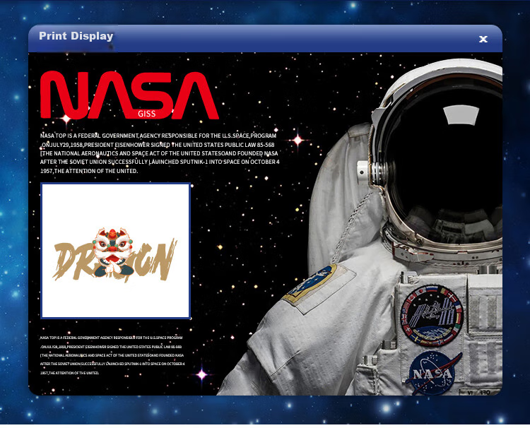Мужская толстовка NASA GISS, трендовая, свободного кроя, с круглым вырезом, с длинным рукавом, повседневная, белая, XL