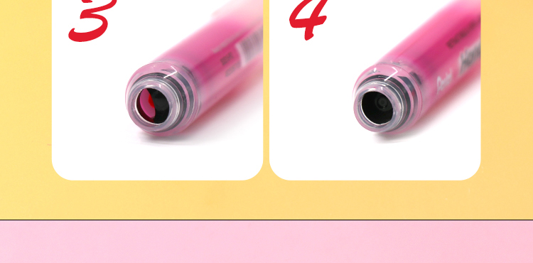 Маркер Pentel SXS15, выдвижной, для журналов, большой емкости, перезаправляемый, флуоресцентный, 4.5 мм, небесно-голубой