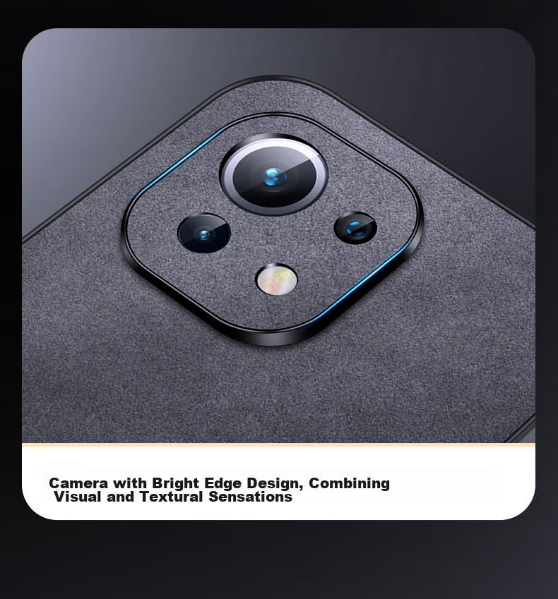 Чехол для Xiaomi 11 Lite / 11 Youth Edition Shangsu, противоударный, с защитой камеры, из силикона, черный