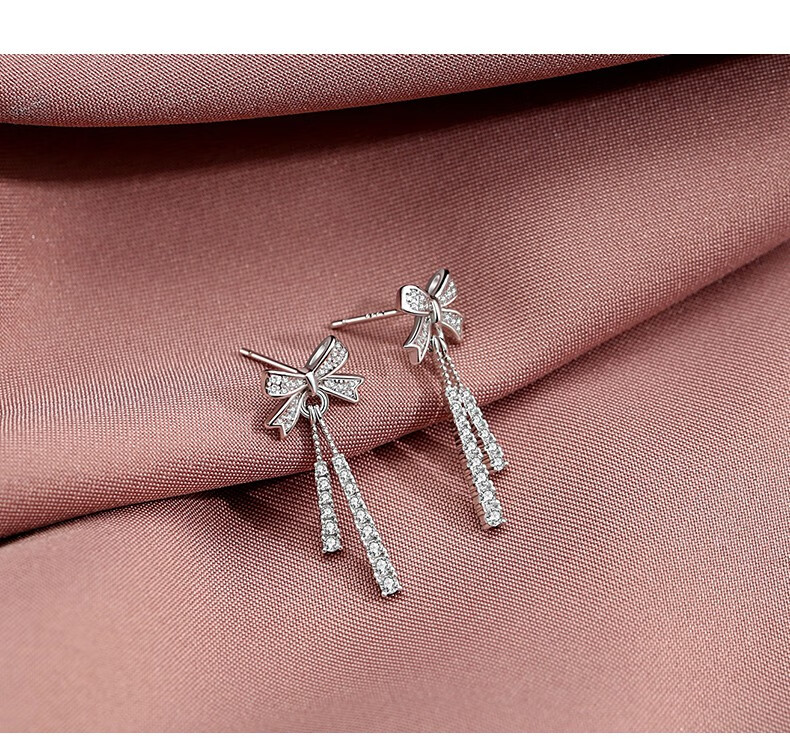 Серьги-пусеты MANHE S999 из стерлингового серебра в форме бабочки, женские, подарок на День Святого Валентина