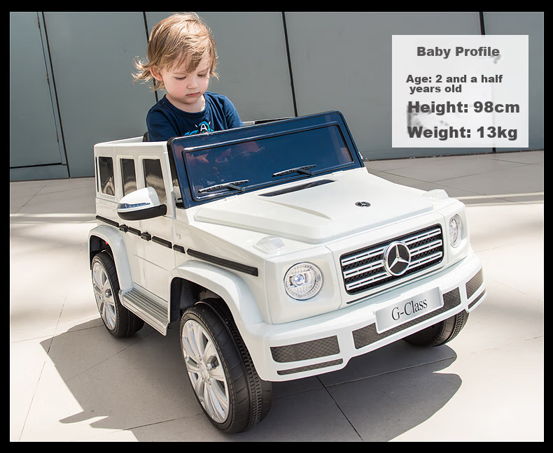 Детский электромобиль BeRica Mercedes-Benz G-Class, двухприводный, с дистанционным управлением, для детей от 2.5 лет