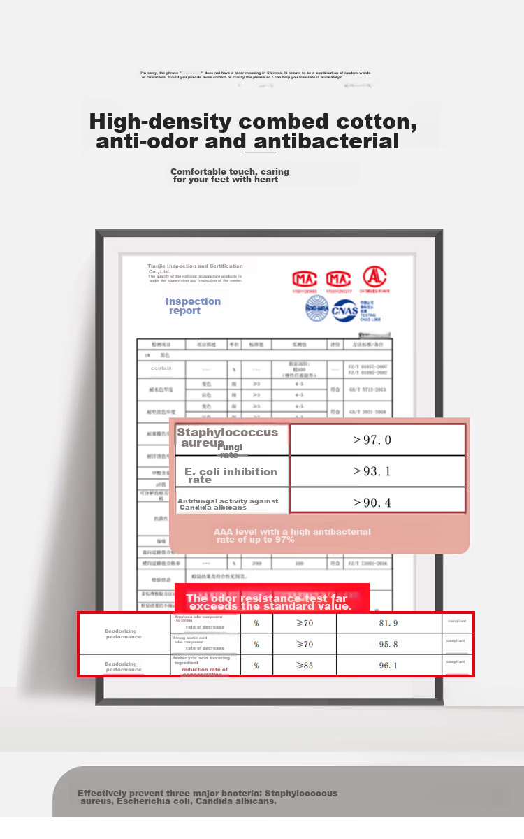 Женские носки Hengyuanxiang, 100% хлопок, антибактериальные, дышащие, средней длины, 6 пар, один размер
