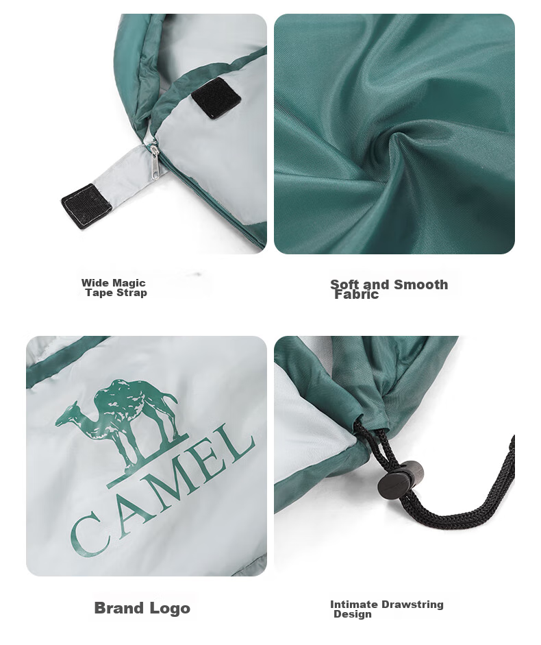 Спальный мешок CAMEL для взрослых и мужчин, для кемпинга, все сезоны, зимний, с полым хлопком, толстый, теплый, морозостойкий, грязеотталкивающий