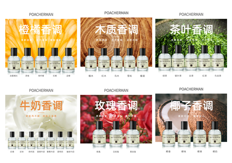 柏世曼（poacherman）洋甘菊香水CHAMOMILE洋甘菊味花香持久留香淡香男女清新花香水 74洋甘菊30ml