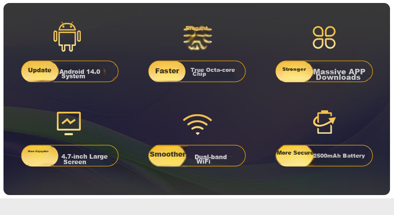 MP3/MP4 плеер FAMUE BF66 с Wi-Fi, 6+64 ГБ, Android 14, сенсорный экран HD, для чтения, онлайн-музыки и видео
