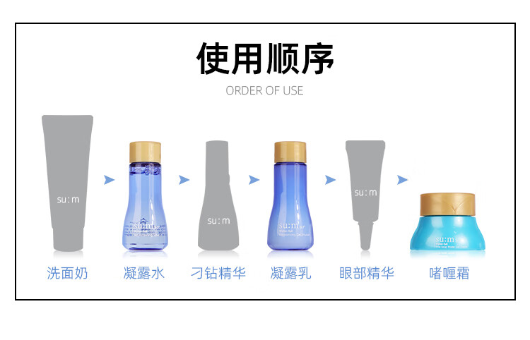 苏秘37°（Su:m37°）呼吸水漾沁润礼盒3件套50ml（含水乳啫喱霜） 1号会员店【渠道】