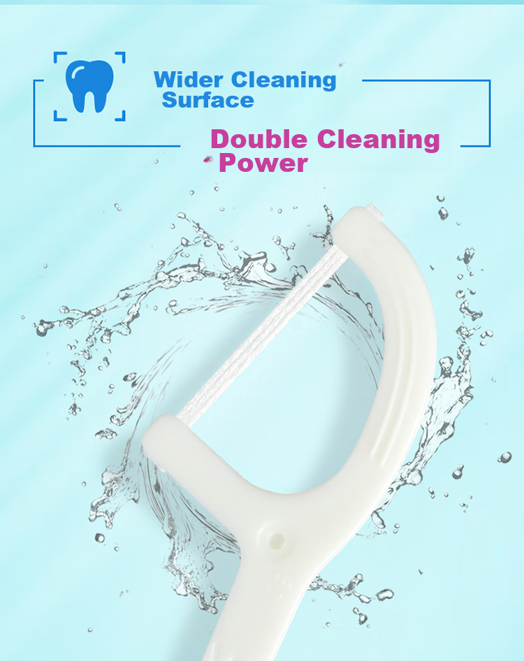 Зубная нить Watsons Flat Dental Floss Picks, 50 шт.