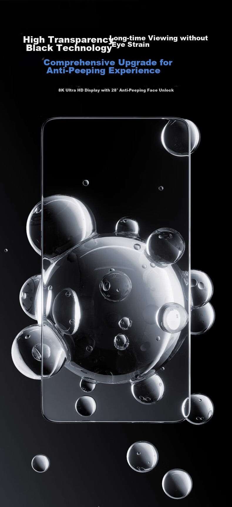 Защитная пленка для экрана DIVI для Huawei Mate 60 Pro/Pro+/RS, микрокристаллическая, антиотпечатки, не закаленное стекло, противоударная, без пыли