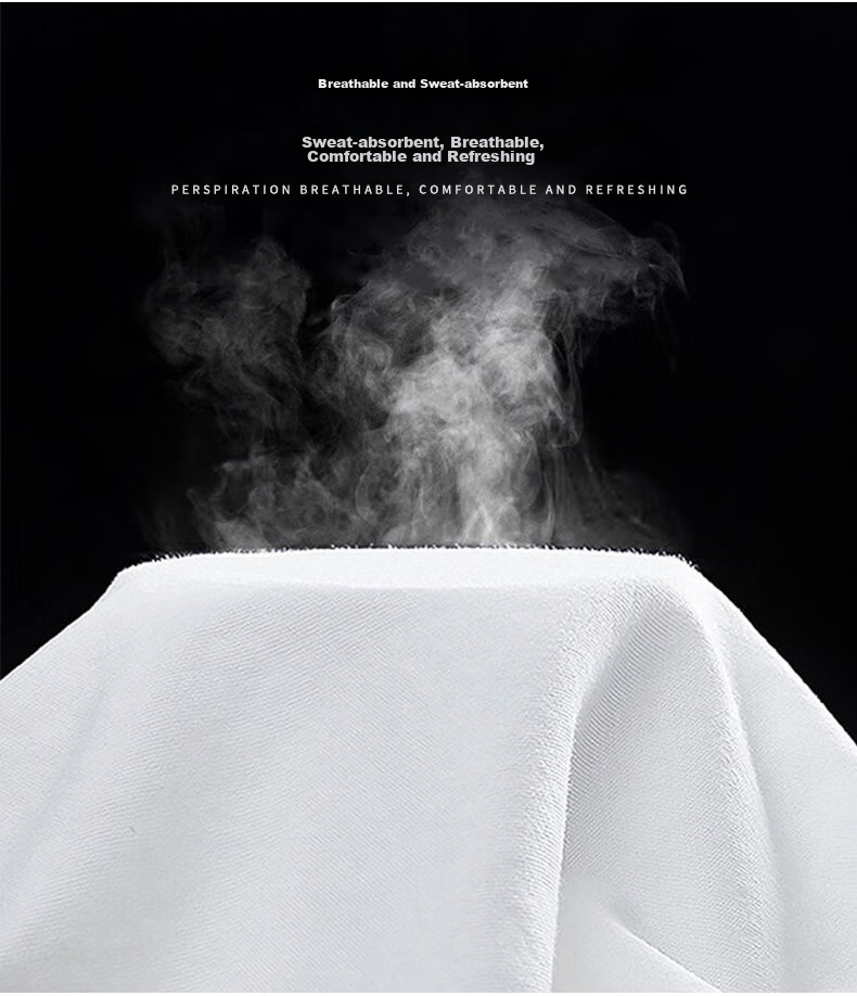 Мужская хлопковая майка LangSha, приталенная, для среднего и пожилого возраста, спортивная, дышащая, невидимая, эластичная базовая майка для мужчин