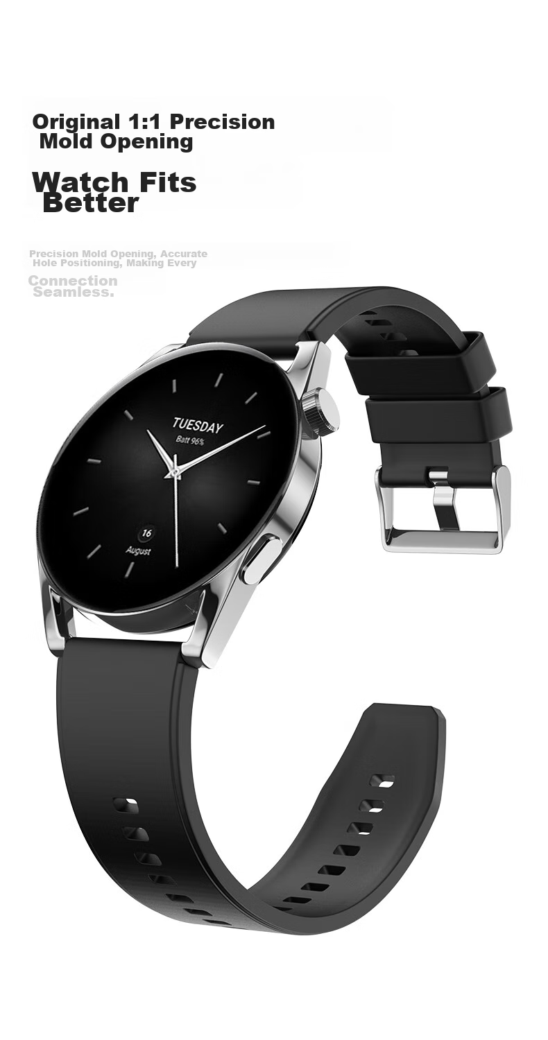 Ремешок CangHua для Xiaomi Watch S4, S3, S2, S1, S1Pro, Color2, Color Sport Edition, водонепроницаемый, дышащий, спортивный, силиконовый