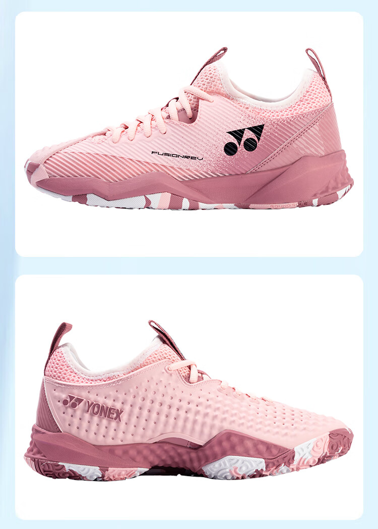 Кроссовки для тенниса YONEX SHTF4MACEX, унисекс, белые с синим, размер 44