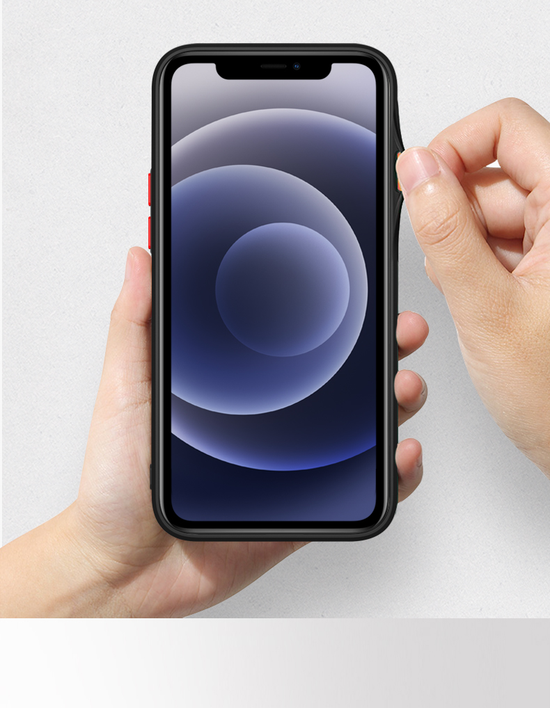 Чехол Baozou для iPhone X/XS, защита камеры, противоударный, силиконовый, черный