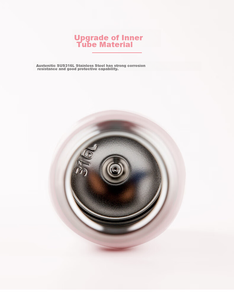 Термокружка THERMOS TCMI-400S, 400 мл, градиентный цвет, с трубочкой, сохраняет холод, для мужчин и женщин, розовая
