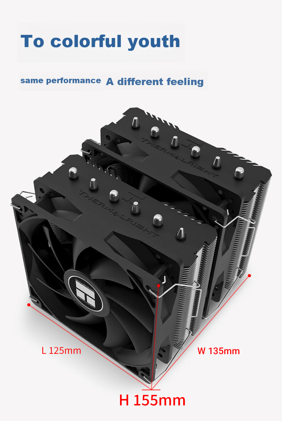 Система охлаждения Thermalright Peerless Assassin 120 SE, 6 тепловых трубок, воздушное охлаждение, двойная башня, 2 вентилятора C12C, PA120 SE