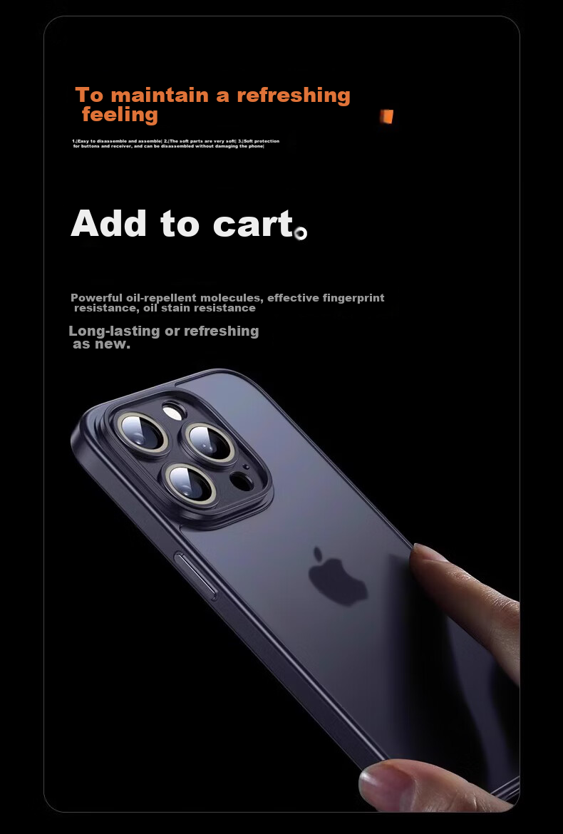Чехол для iPhone 15 DIVI, ультратонкий, полупрозрачный, противоударный, с полной защитой камеры, матовый, черный