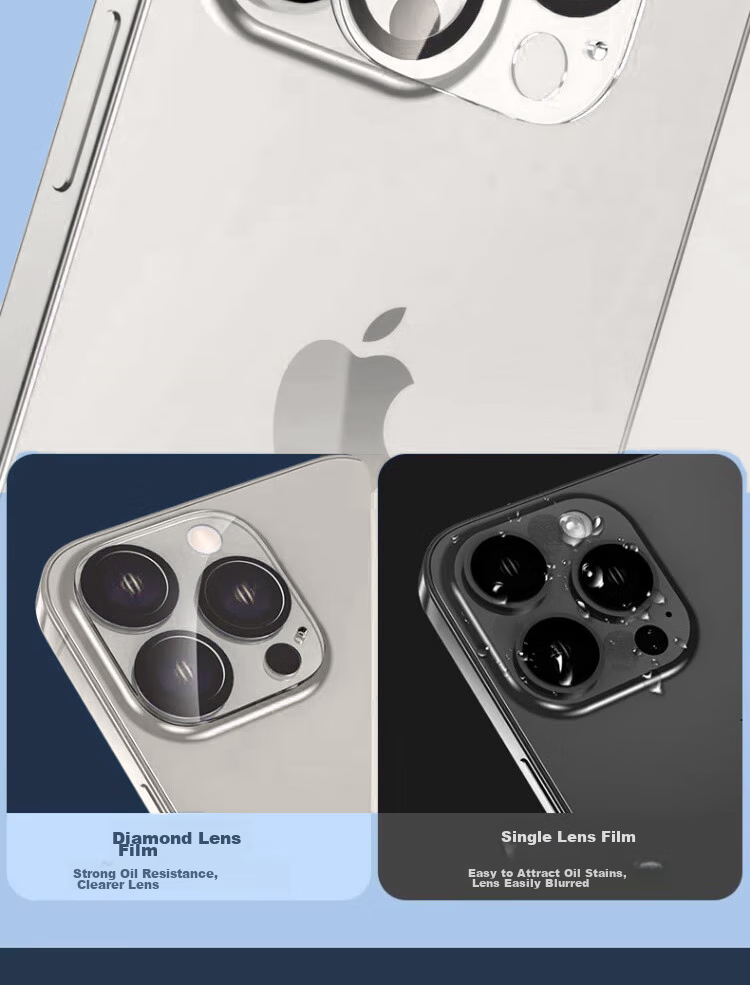 Защитное стекло для камеры ESCAPE для iPhone 15/15 Plus, высокая четкость, защита от падения, износостойкое, закаленное стекло, полное покрытие
