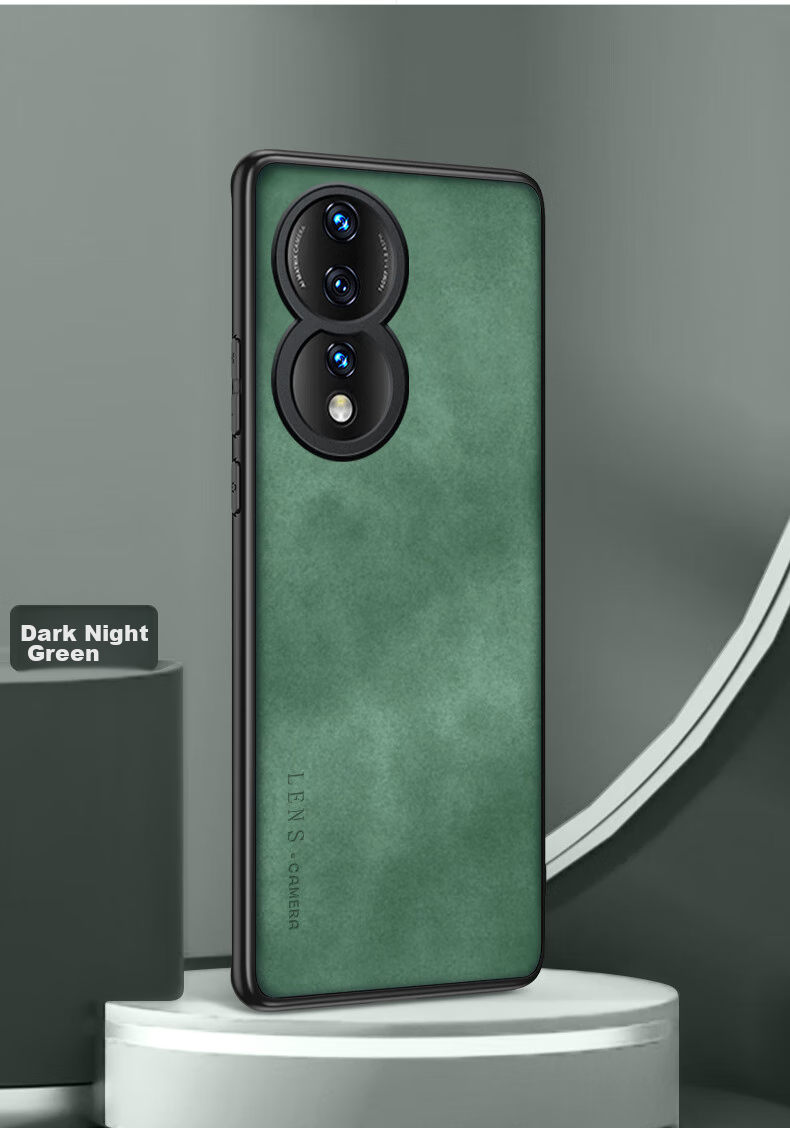 Чехол для телефона SHIYONG, совместимый с Honor 80, элегантный серый, защита объектива, силиконовый мягкий край, противоударный, ультратонкий, кожаная текстура