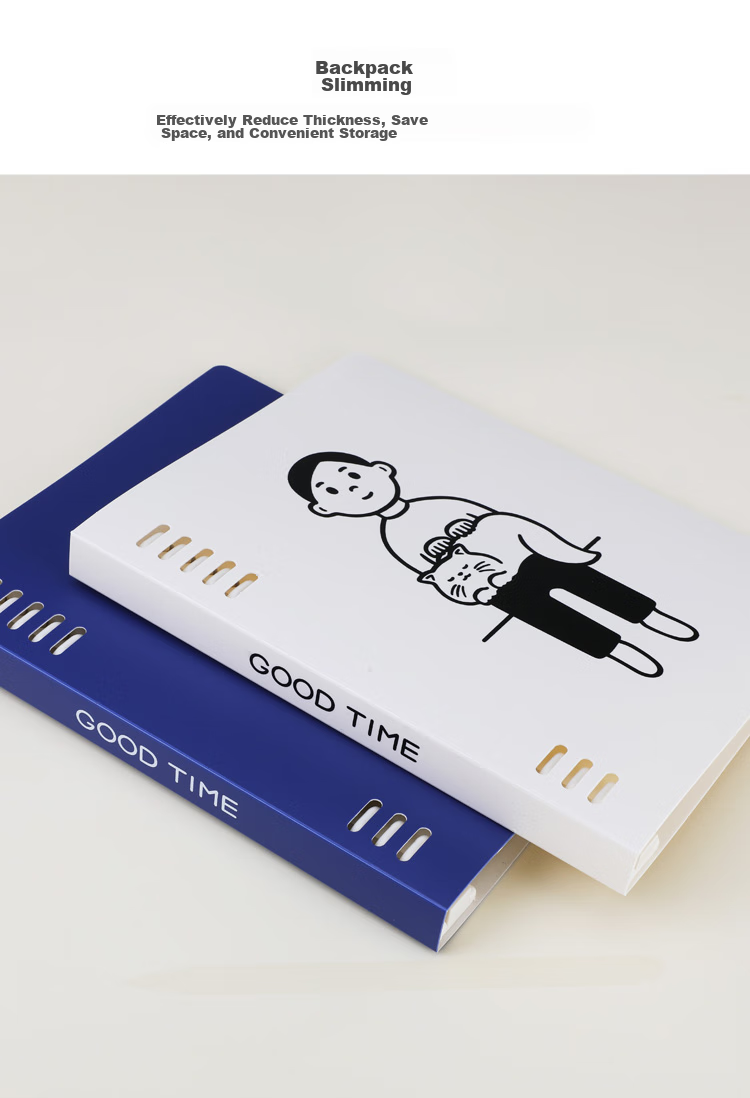 Блокнот KOKUYO Noritake Designer Collaboration Student Loose-Leaf Notebook, A5/40 листов, синий