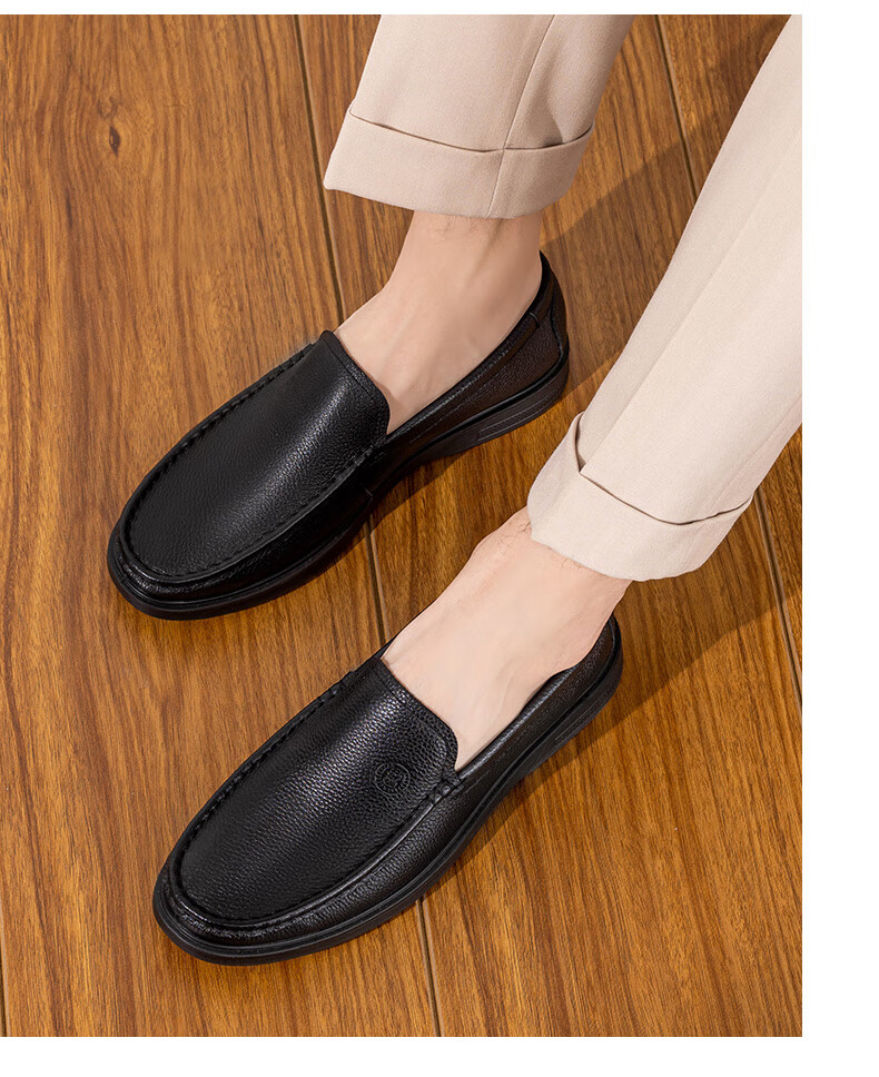 Мужские туфли LAORENTOU Business Casual LA11112 Черные 41