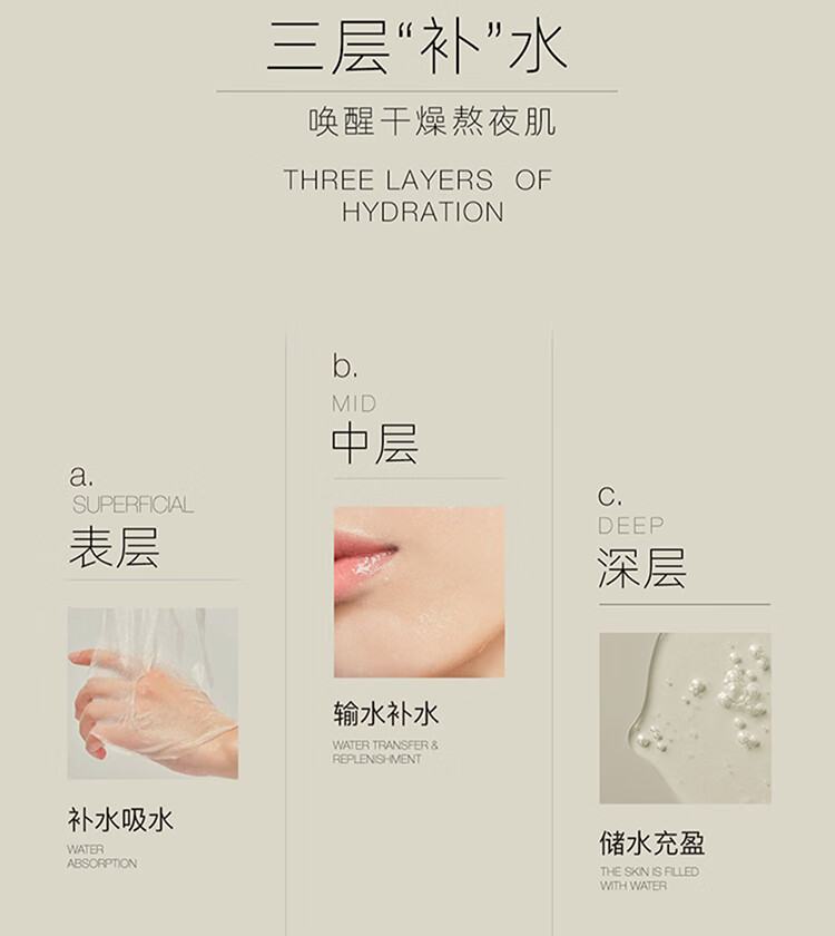 阿芙（AFU）纯净护肤白黑松露水光焕面膜滋润保湿礼物补水颜水嫩盈透面膜补水保湿滋润送礼物 黑白松露面膜80片随机发货详情图片9