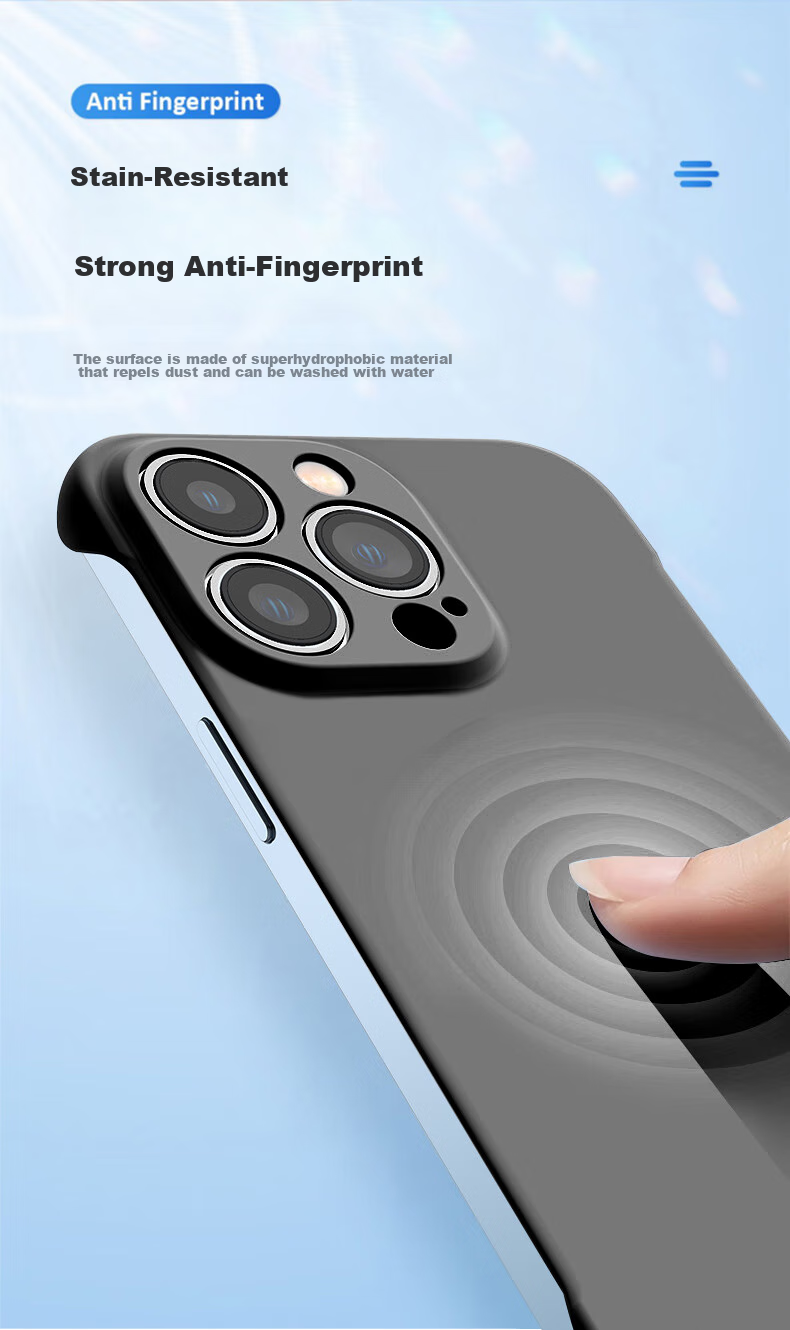 Чехол POZZO для iPhone 13, ультратонкий, полузакрытый, матовый, противоударный, лавандово-серый
