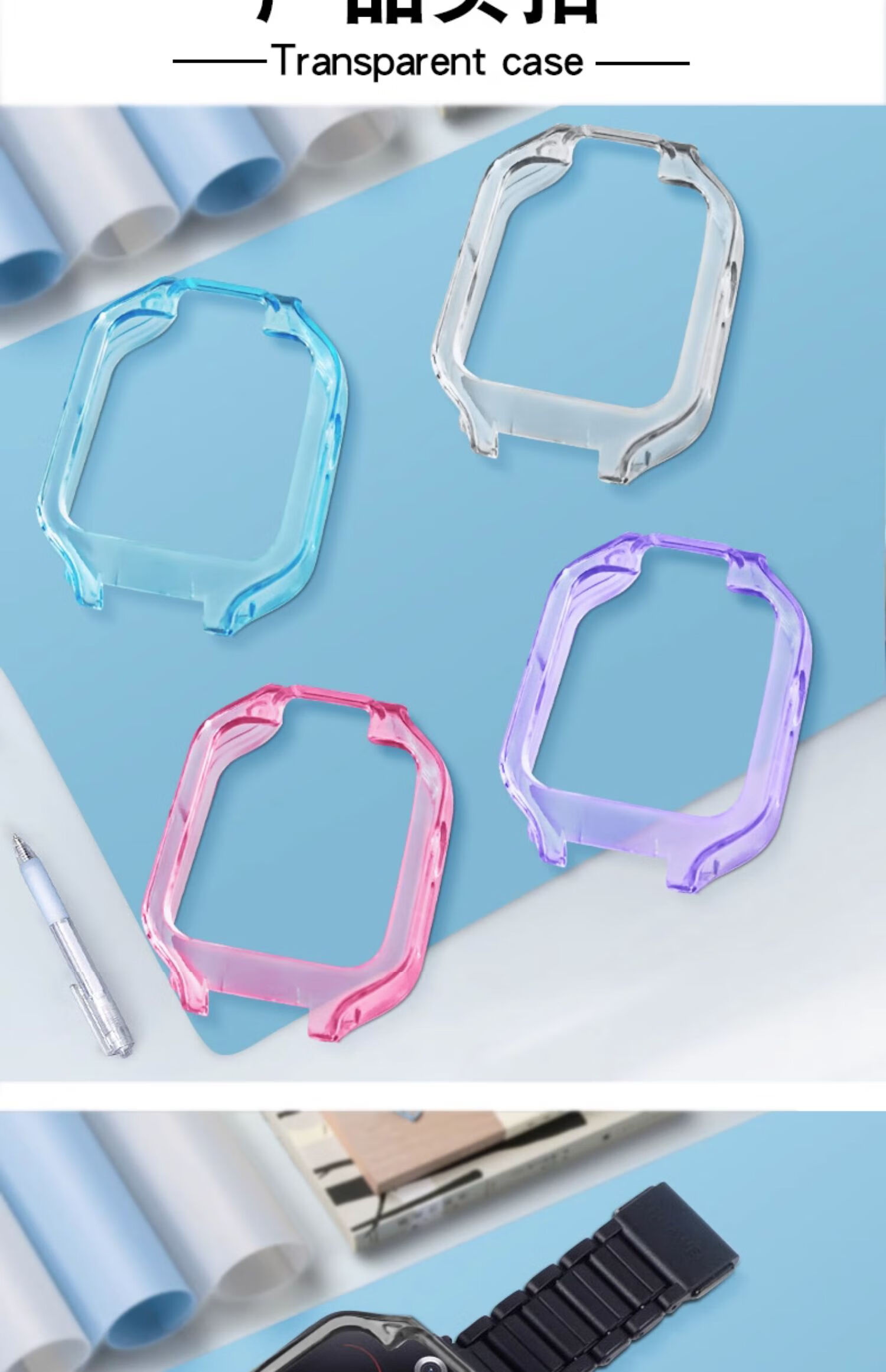 Ремешок для умных часов Iboann из силикона для Huawei Children's Smartwatch 5X/5XPro, спортивный, для студентов, цвет: вишневый цветущий