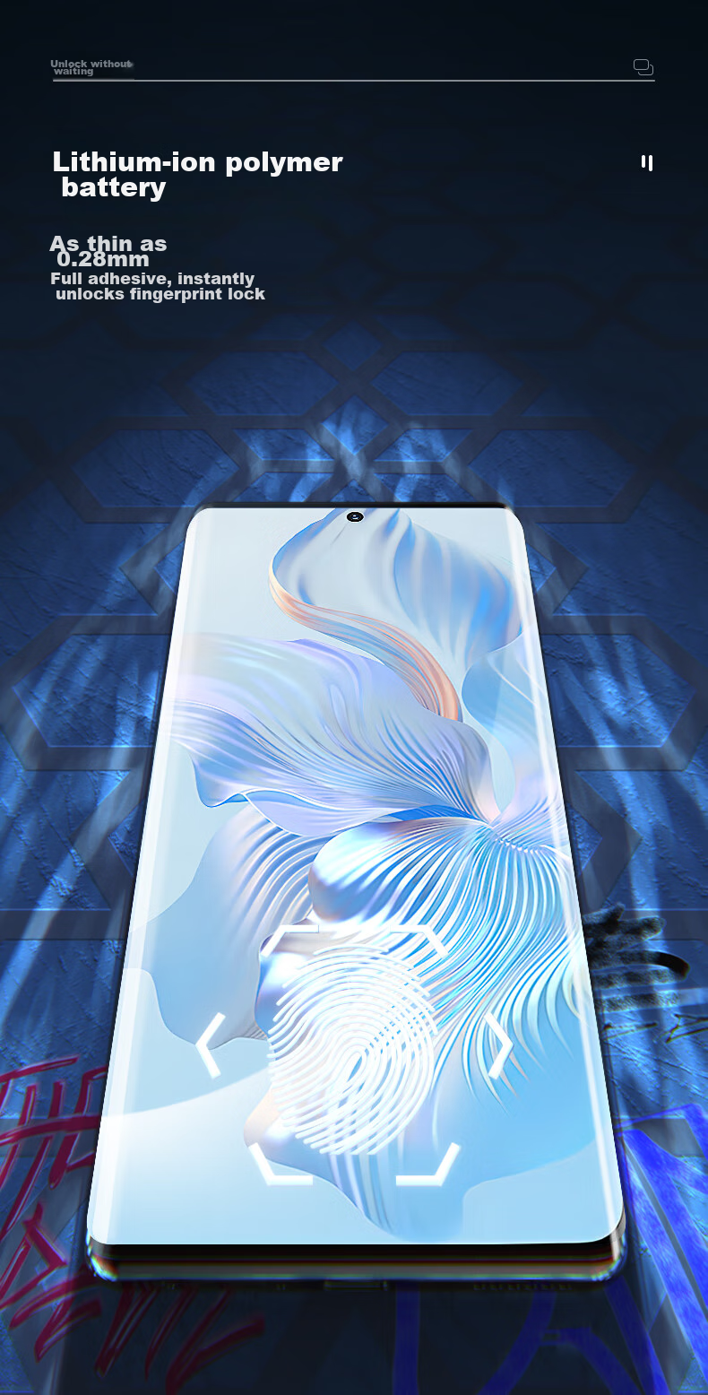 Защитное стекло для экрана LLUNC для Honor 80, полное покрытие, ультратонкое изогнутое стекло, высокая четкость, защита от отпечатков пальцев