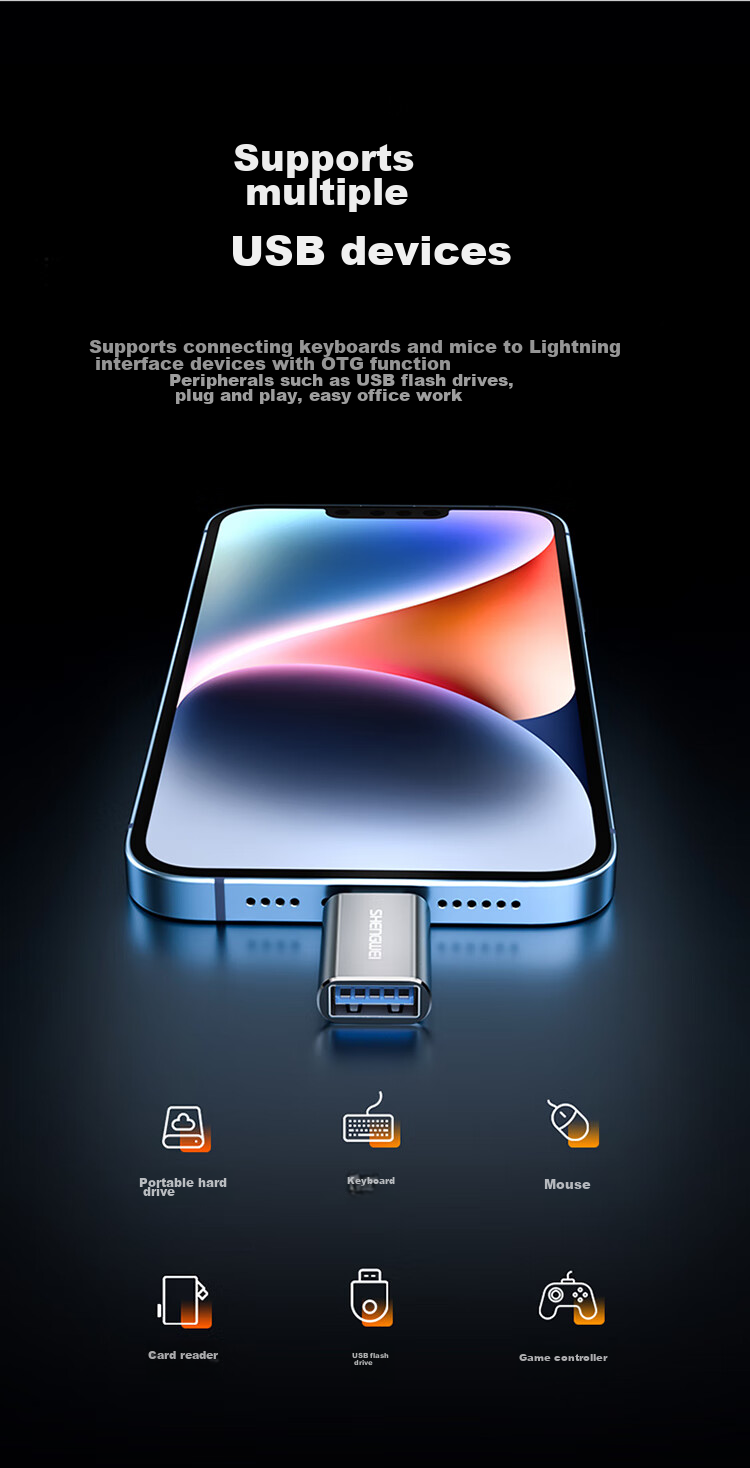 Адаптер Lightning на USB