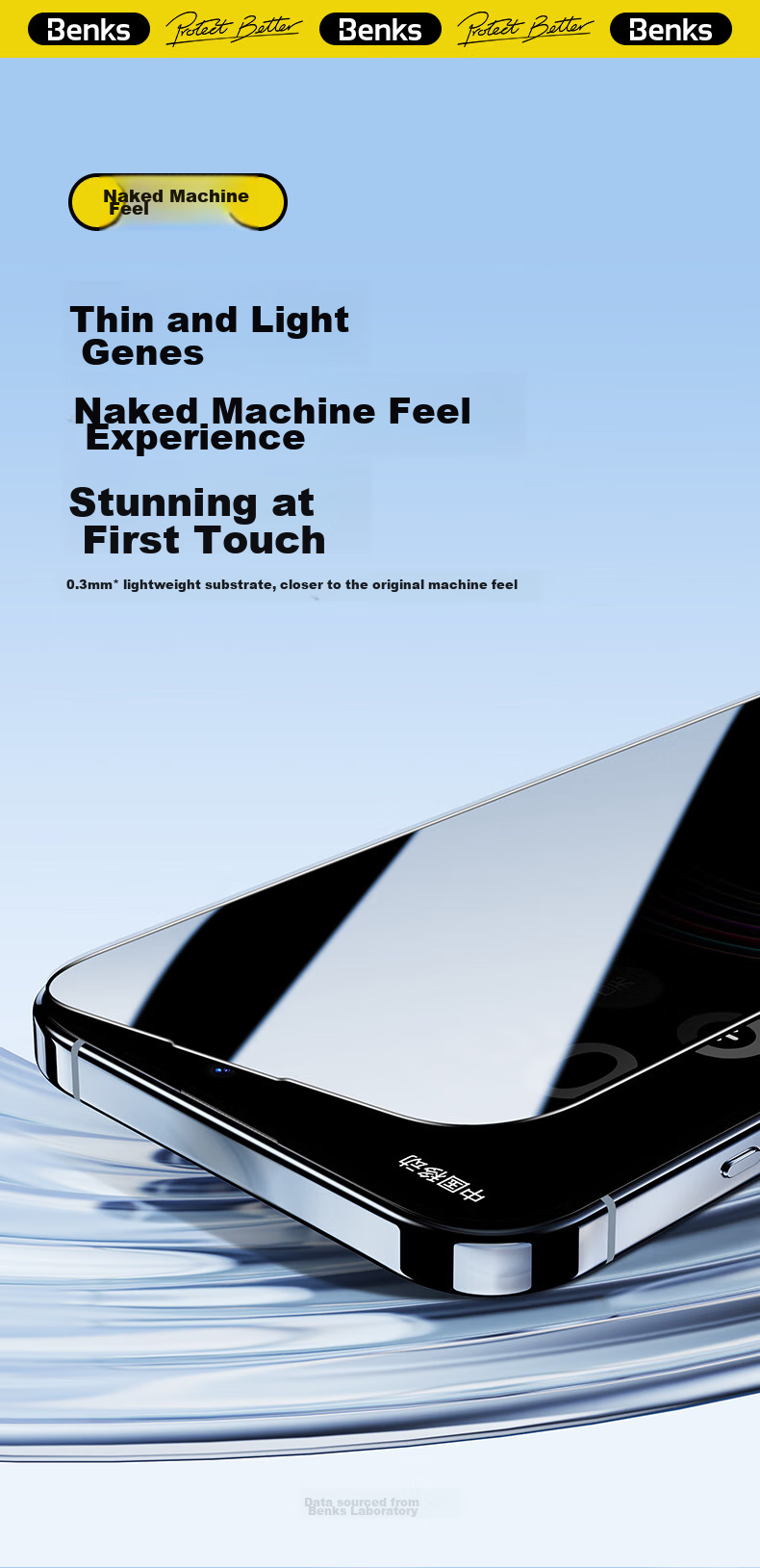 Защитное стекло Benks для iPhone 16 Pro