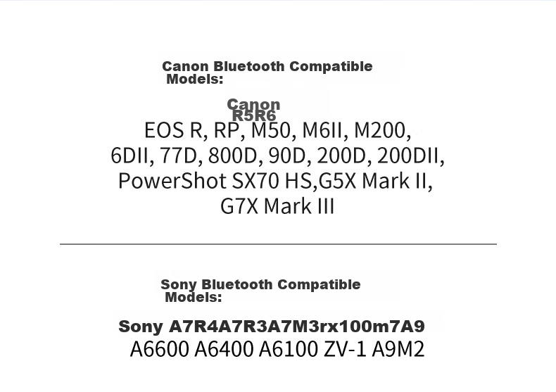 Ручной штатив-монопод JJC TP-C1 WHITE для камер Canon R5, R6, R7, M6II, с Bluetooth