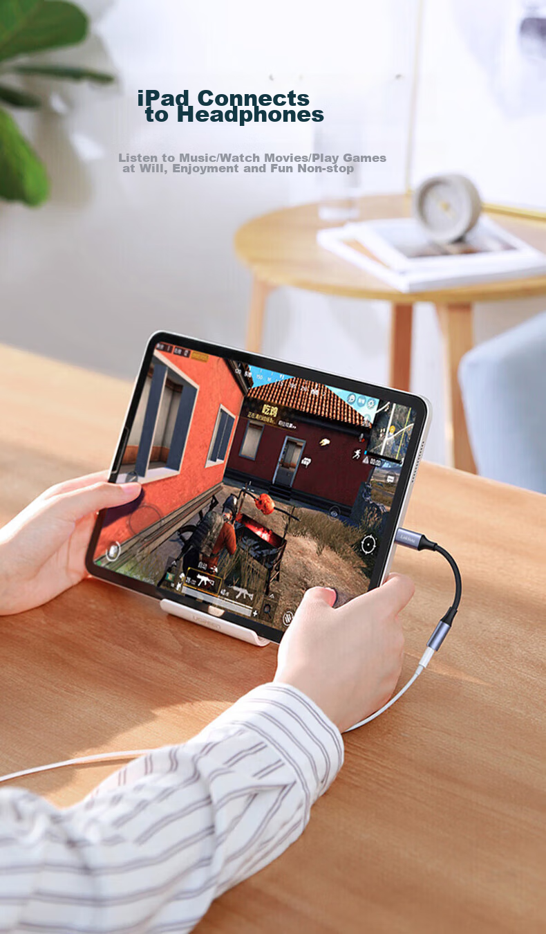 Переходник LinkStone Lightning на 3.5 мм для iPhone 14/13/12/11 Pro Xs Max, аудиокабель, штекер и воспроизведение, конвертер Lightning в 3.5 мм