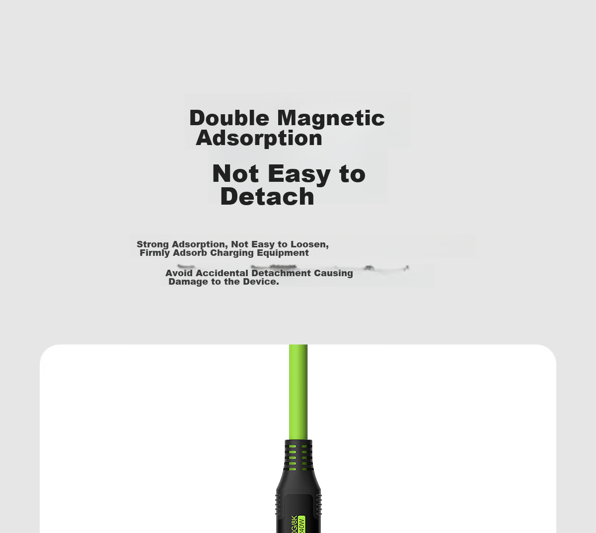 Кабель Hagibis Type-C USB4 Thunderbolt 4, 240 Вт PD, 40 Гбит/с, 8K/60 Гц, 1 м, зеленый