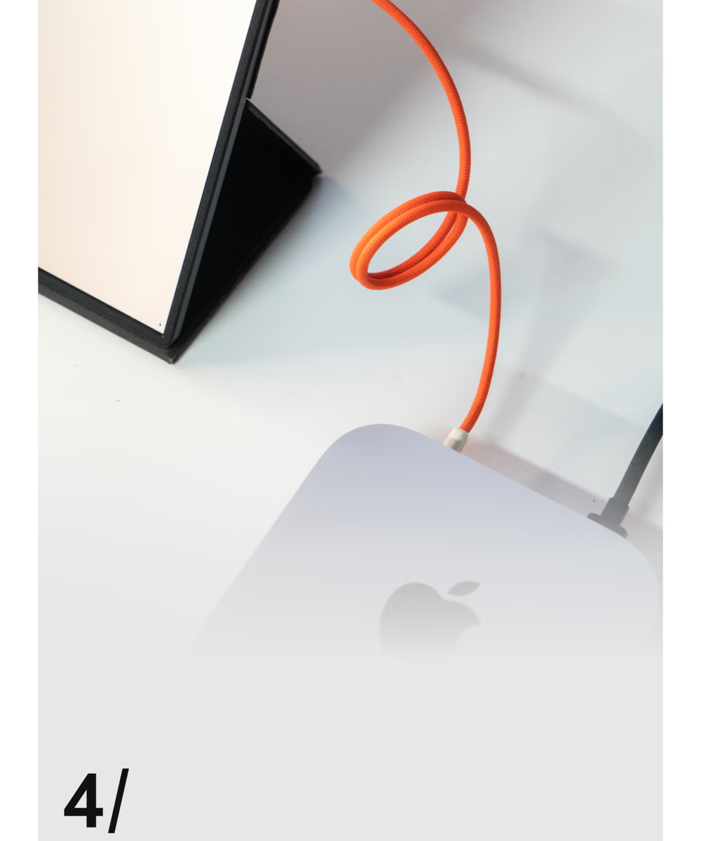Кабель CANDYSIGN Candy Factory Thunderbolt 4 USB4, 240W, Type-C, 0.5м, черный