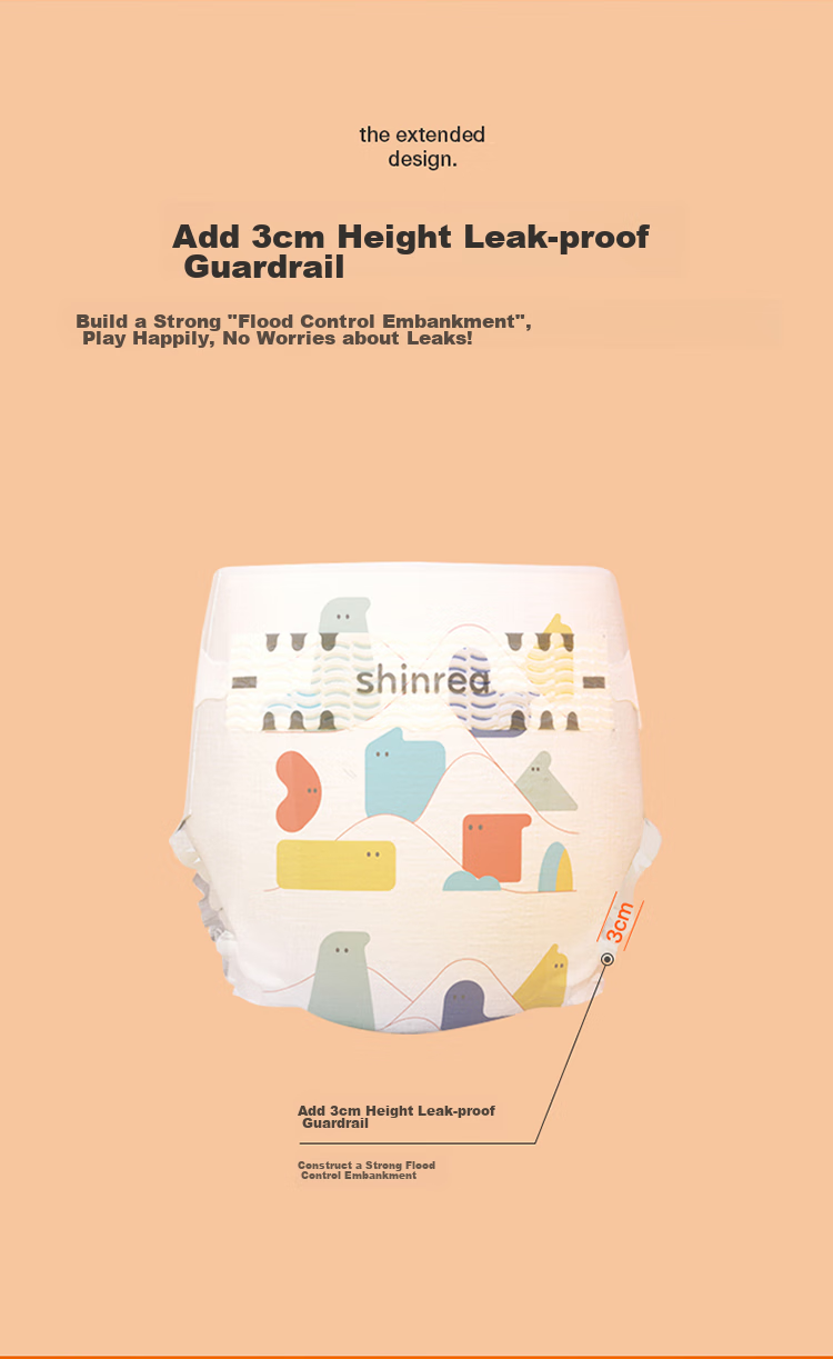 Подгузники Shinrea Butt Friends Ultra-Thin Dry L, 116 шт.
