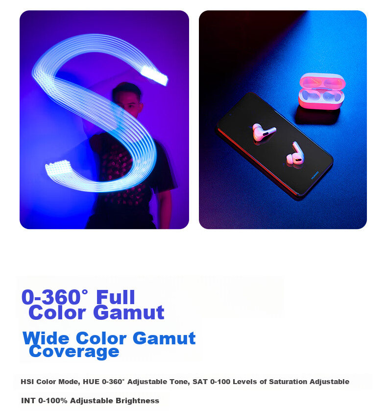 Портативный светодиодный заполняющий свет Sidande X2049S+ с RGB, ручной заполняющий свет для фотосъемки, карманный светодиодный фонарь, полноцветный портативный RGB-камера заполняющий свет, освещение для фото- и видеосъемки для обзоров магазинов и наружной съемки
