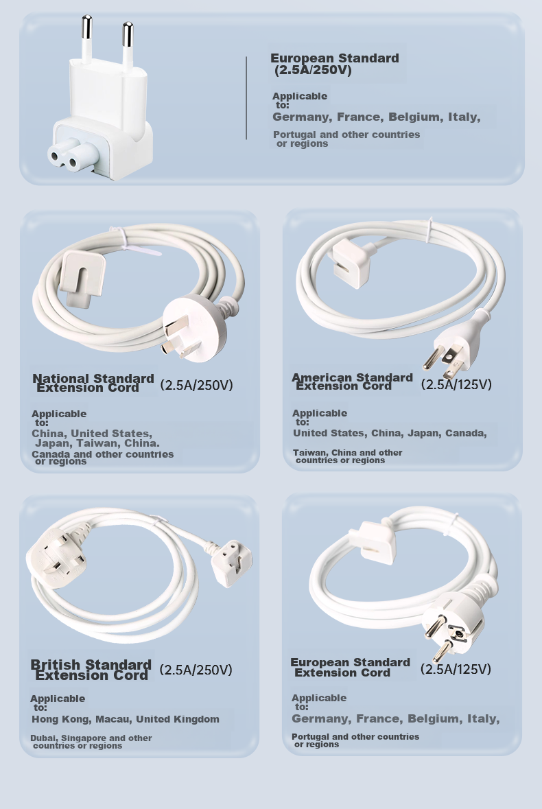 Зарядное устройство Mryc для Apple MacBook Air/Pro, универсальный адаптер питания, совместимый с iPad, версия для Китая, стандартная вилка