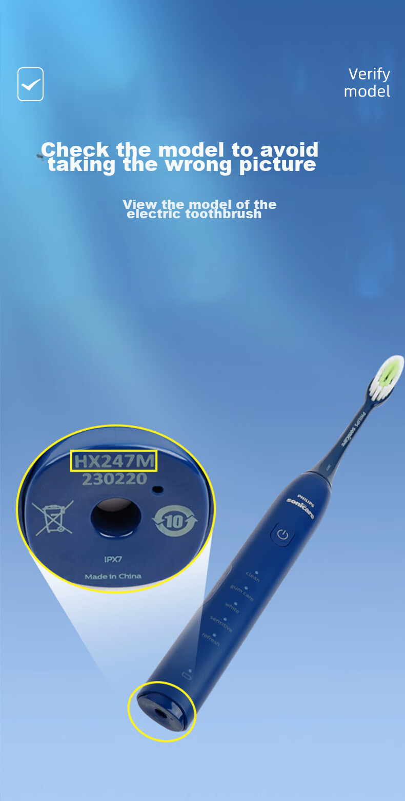 Зарядное устройство для электрической зубной щетки Philips Chaofan, совместимое с моделями HX2421/2431, HX2471, HX2461, HX2023, HX2 серии Sensor, база для зарядки