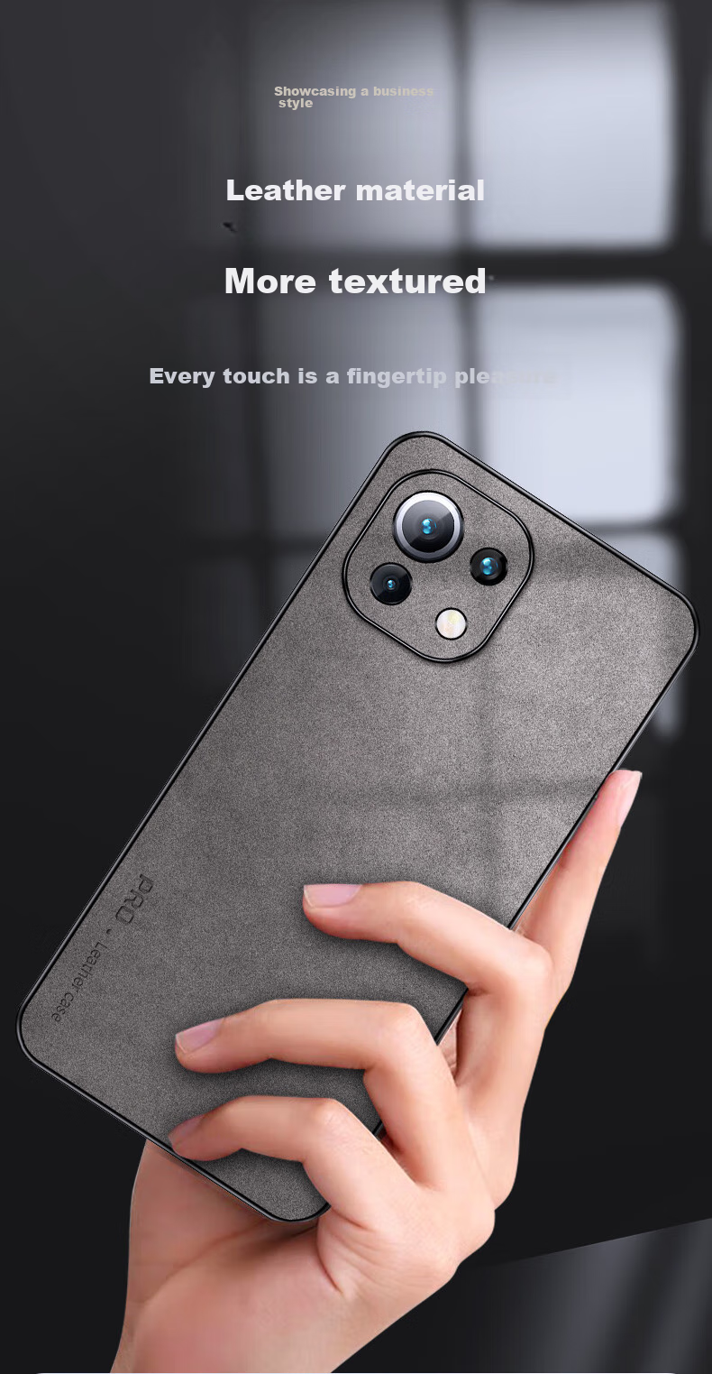 Чехол для Xiaomi 11 Lite / 11 Youth Edition Shangsu, противоударный, с защитой камеры, из силикона, черный