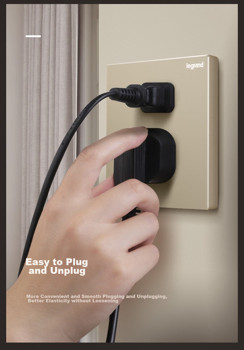 Розетка с заземлением LEGRAND