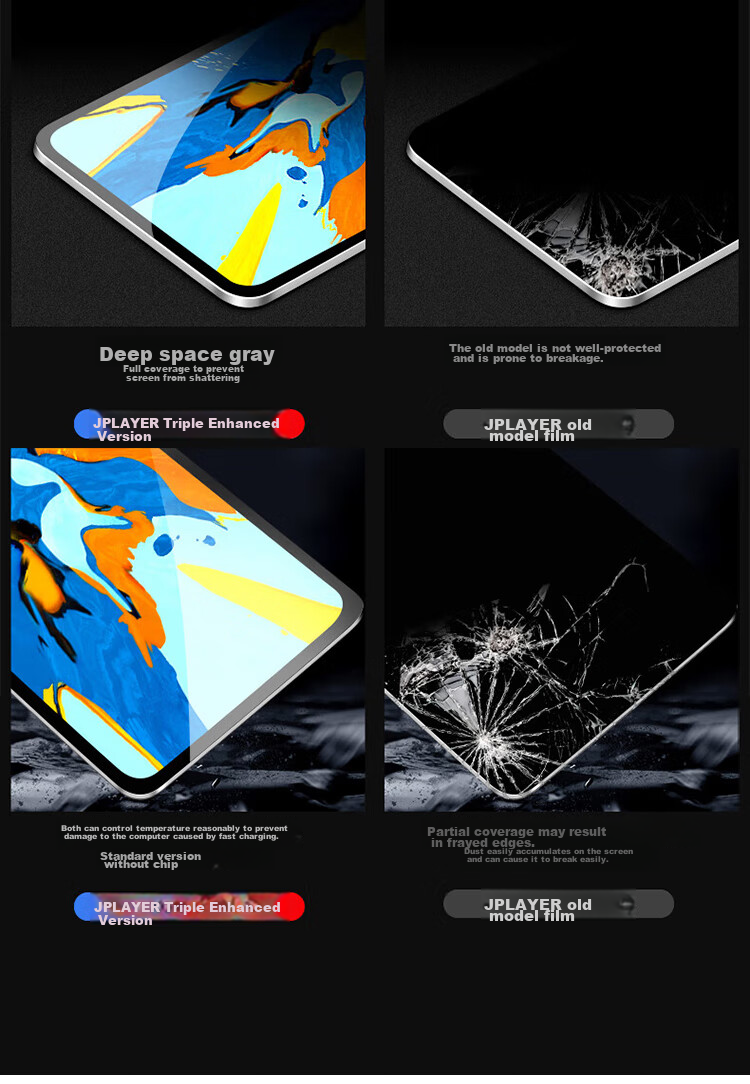 Защитная пленка JPLAYER из закаленного стекла для Huawei MatePad SE, 11 дюймов, противоударная, антибликовая, HD, гладкая, устойчивая к царапинам