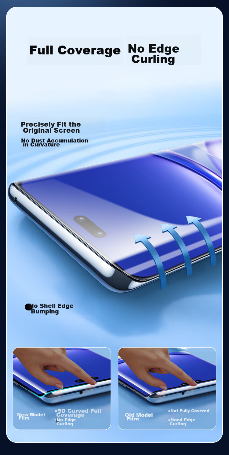Защитное стекло KOOLIFE для Huawei Nova 12 Pro/Ultra и Nova 13 Pro, ультратонкое, HD, противоударное, защита от отпечатков пальцев