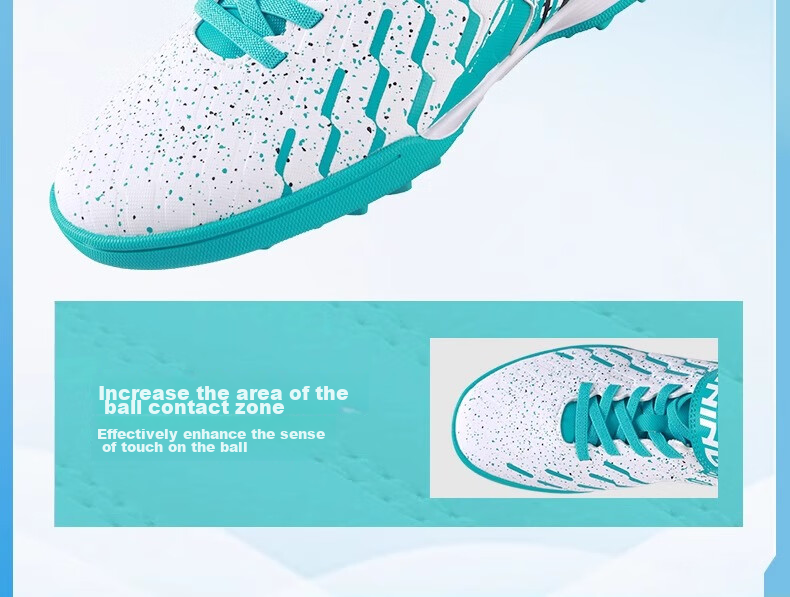 Футбольные бутсы Li-Ning для детей, модель Jin Series, зеленые, размер 32