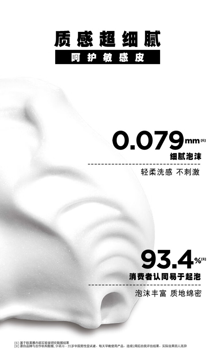 欧莱雅男士【308抢先购】净油保湿氨基酸洗面奶洁面乳185ml护肤品男礼物