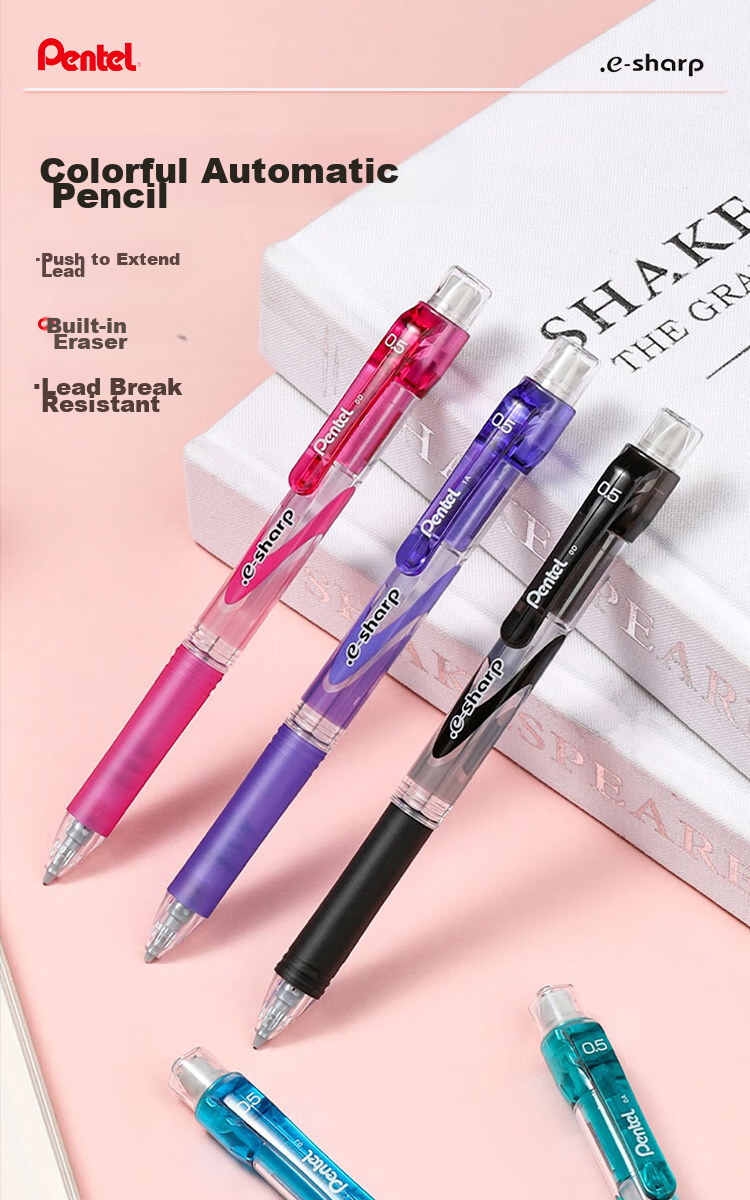 Механический карандаш Pentel AZ125R, 0.5 мм, для учеников начальной школы, синий