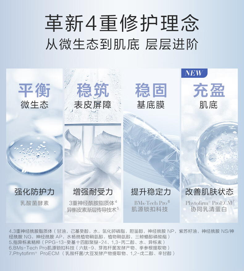 珀莱雅源力舒缓修护(精华+面霜) 护肤品套装化妆品套装护肤礼盒生日礼物