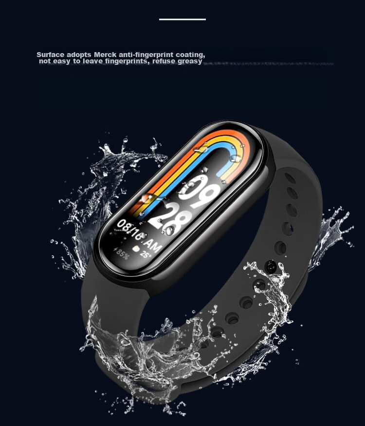 Защитная пленка ESCAPE для Xiaomi Mi Band 10/9/8/7 NFC, гидрогелевая, самовосстанавливающаяся, HD Clear, защита от царапин, 3 шт.