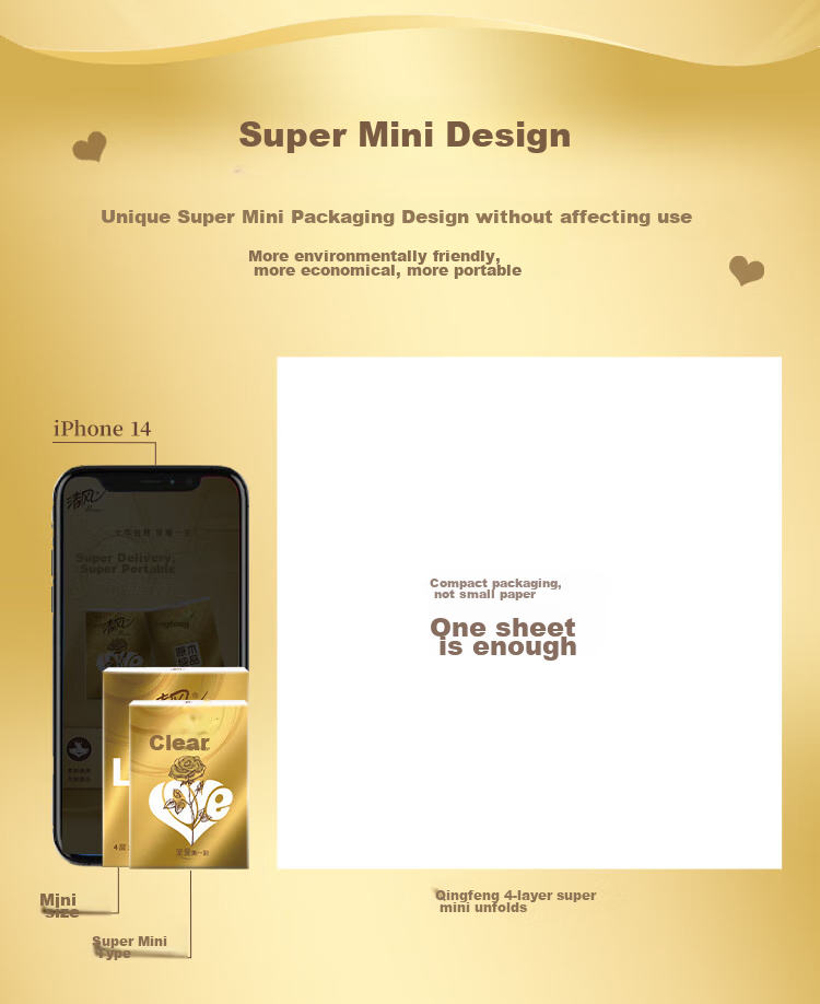Карманные салфетки APP Li Yunrui's Choice, 4-слойные, 6 листов * 30 пачек, водостойкие и прочные