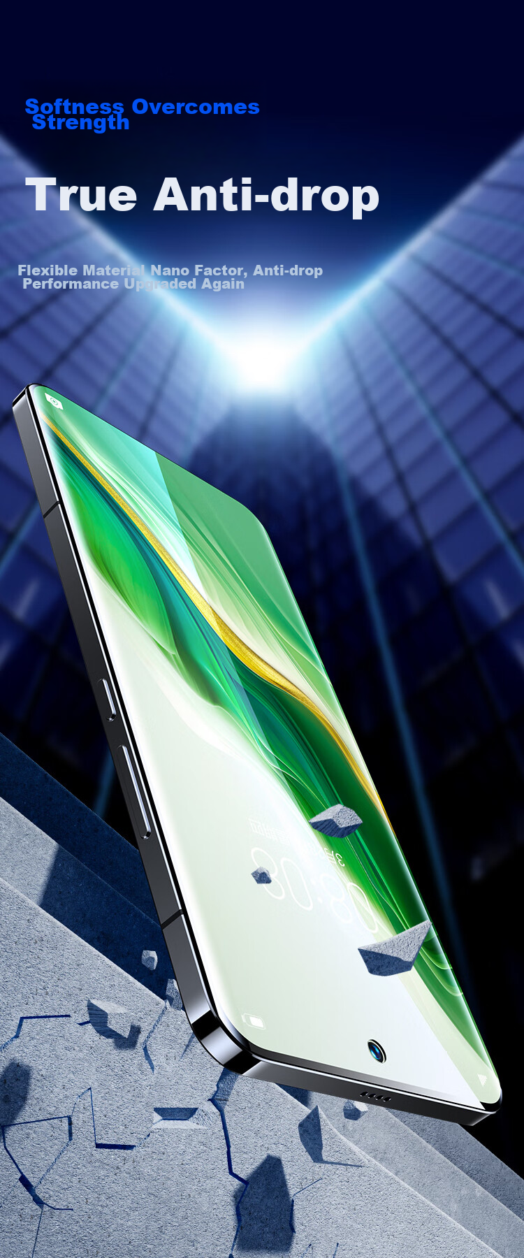 Защитная гидрогелевая пленка Yisika для Honor Magic6, 2 шт., полноэкранная, противоударная, антицарапина, антиотпечатки