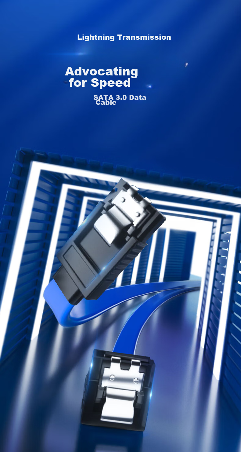 Кабель SATA 3.0 BURLEFRAN для жесткого диска, SSD/HDD, оптического привода, красный угловой разъем, 0.5 метра